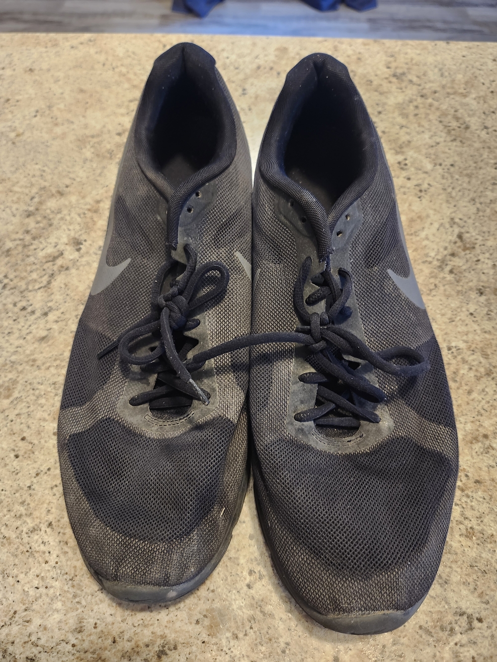 Nike Air Max Sequent  Men's Black and Gray Athletic Shoes